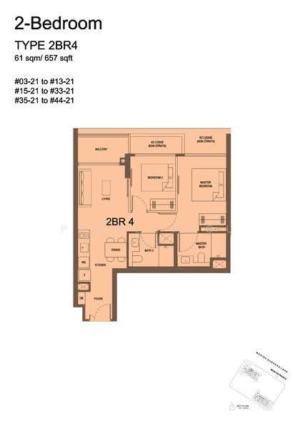 One Marina Gardens, 3 Marina Gardens Lane, Boat Quay / Raffles Place / Marina, 2 Bedrooms, 657 sqft, Apartment For Sale, by Pauline Ong, 500273363 - 2D - PropertyGuru.com.sg