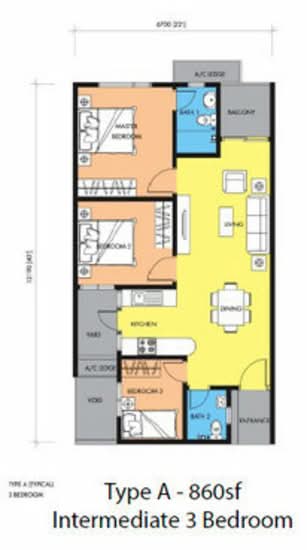 Ascotte Boulevard - Floor Plan - iProperty.com.my