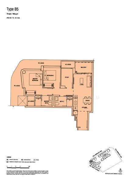 One-North Eden, 8 Slim Barracks Rise, Buona Vista / West Coast / Clementi New Town, 2 Bedrooms, 786 sqft, Condominium For Sale, by Daniel Poh, 500289800 - 2D - PropertyGuru.com.sg