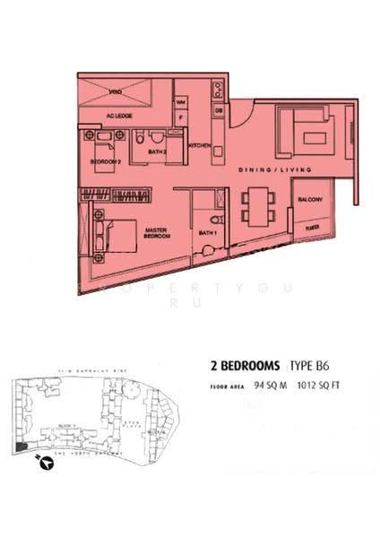 One-North Residences, 7 One-North Gateway, Buona Vista / West Coast / Clementi New Town, 2 Bedrooms, 1,012 sqft, Condominium For Sale, by Jay Loy 黎仕緯, 500285033 - 2D - PropertyGuru.com.sg