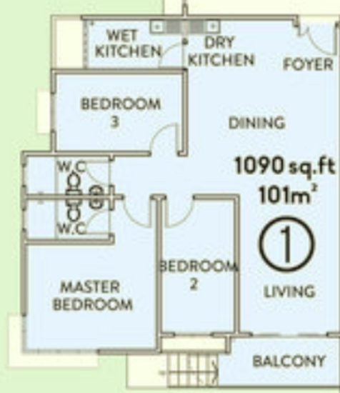 The Palm Condominium - Floor Plan - iProperty.com.my
