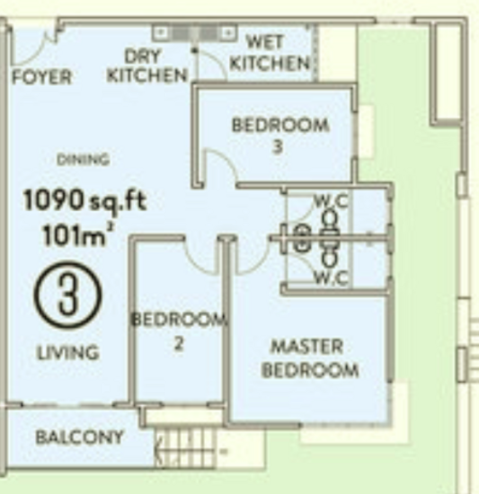The Palm Condominium - Floor Plan - iProperty.com.my