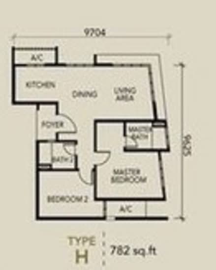 The Centrina Service Apartment@Central Residence - Floor Plan - iProperty.com.my