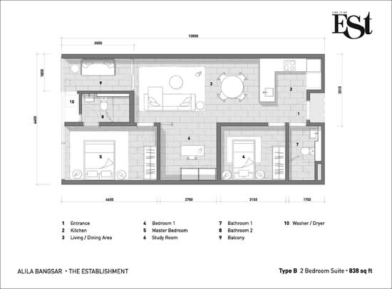 The Establishment - Floor Plan