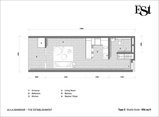 The Establishment - Floor Plan