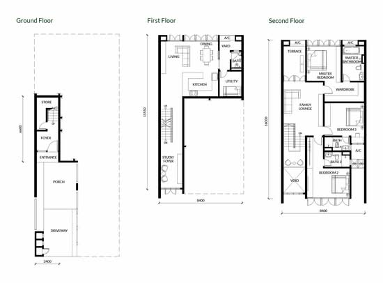 Rimbun Sanctuary Townhouse - Floor Plan - iProperty.com.my
