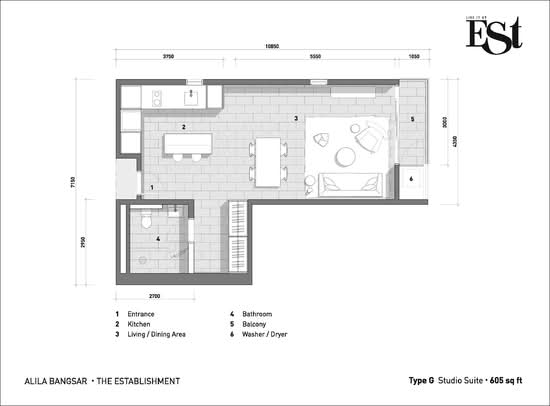 The Establishment - Floor Plan