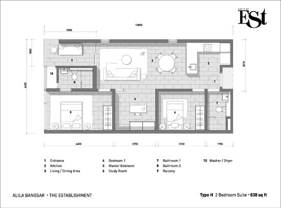 The Establishment - Floor Plan