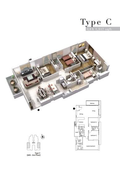 The Turf - Floor Plan - iProperty.com.my