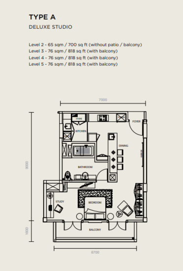 The Rice Miller City Residences - Floor Plan - iProperty.com.my