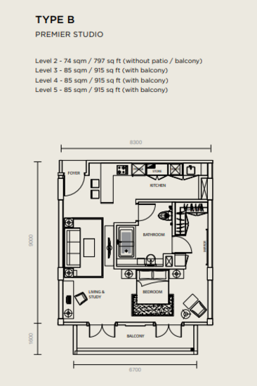 The Rice Miller City Residences - Floor Plan - iProperty.com.my