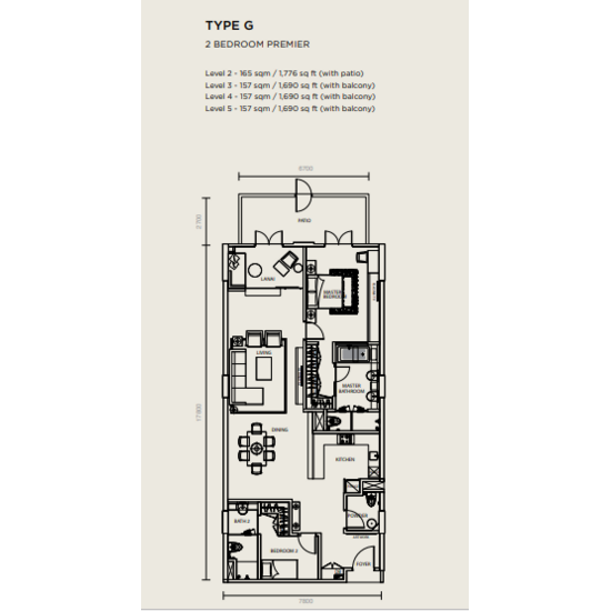The Rice Miller City Residences - Floor Plan - iProperty.com.my