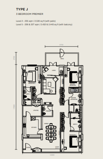 The Rice Miller City Residences - Floor Plan - iProperty.com.my