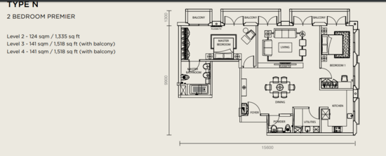 The Rice Miller City Residences - Floor Plan - iProperty.com.my