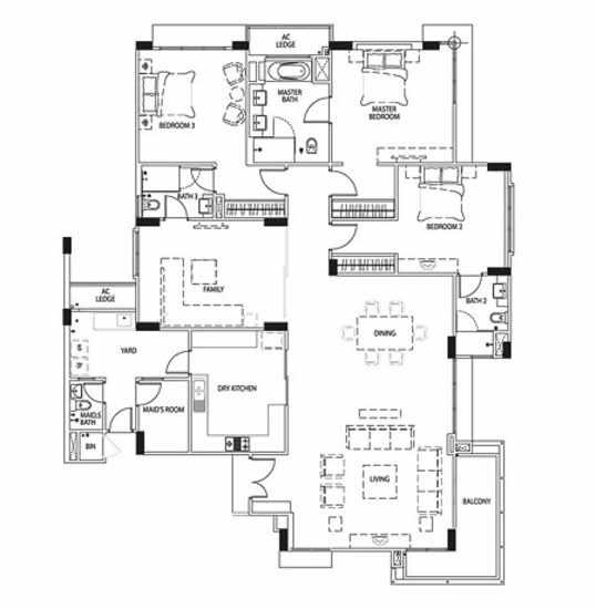 Seri Hening Residence - Floor Plan - iProperty.com.my