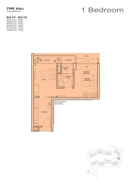 The Palette, 103 Pasir Ris Grove, Pasir Ris / Tampines, 1 Bedroom, 506 sqft, Condominium For Sale, by Wade Koh, 500295146 - 2D - PropertyGuru.com.sg