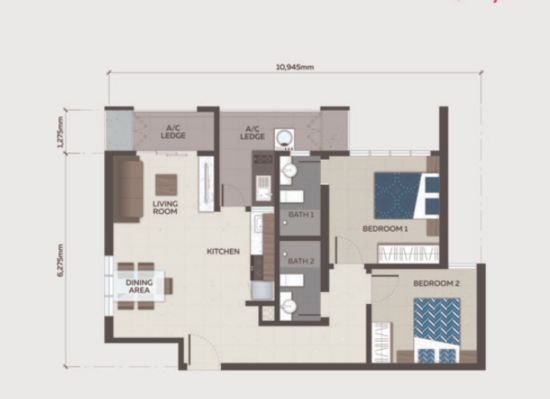 Fortune Centra - Floor Plan - iProperty.com.my