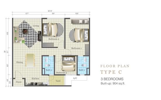 D'Summit Residences - Floor Plan - iProperty.com.my