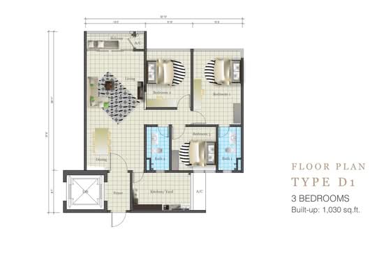 D'Summit Residences - Floor Plan - iProperty.com.my