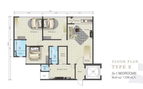 D'Summit Residences - Floor Plan - iProperty.com.my