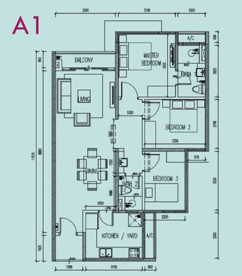 Riana South - Floor Plan - iProperty.com.my