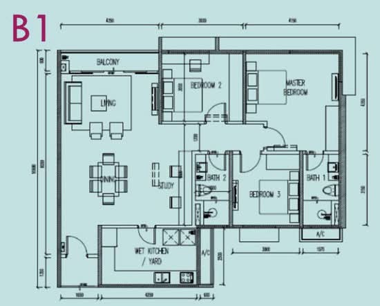 Riana South - Floor Plan - iProperty.com.my