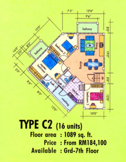 Kuhara Court - Floor Plan - iProperty.com.my