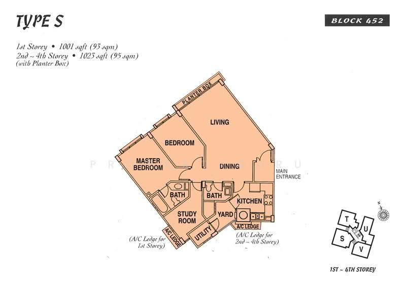 Palmwoods, 452 Upper Changi Road, Bedok / Upper East Coast, 2 Bedrooms, 1,001 sqft, Condominium For Sale, by LB Toh, 500281173 - 2D - PropertyGuru.com.sg