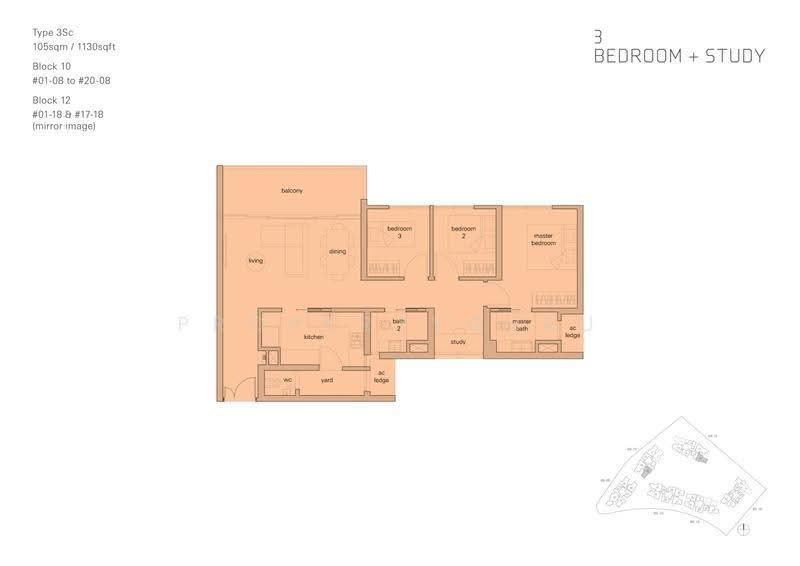 The Panorama, 10 Ang Mo Kio Ave 2, Ang Mo Kio / Bishan / Thomson, 3 Bedrooms, 1,130 sqft, Condominium For Sale, by Ryan Tan 陳仕聪, 500296641 - 2D - PropertyGuru.com.sg