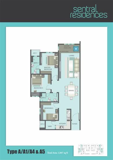 Sentral Residences I & II - Floor Plan - iProperty.com.my