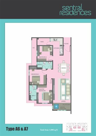 Sentral Residences I & II - Floor Plan - iProperty.com.my