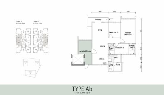 Paragon 456 - Floor Plan - iProperty.com.my