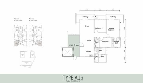 Paragon 456 - Floor Plan - iProperty.com.my