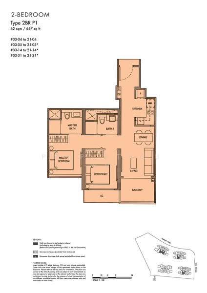 Parc Botannia, 10 Fernvale Street, Seletar / Yio Chu Kang, 2 Bedrooms, 667 sqft, Condominium For Sale, by Nisi Lee 李宜禧, 500299403 - 2D - PropertyGuru.com.sg