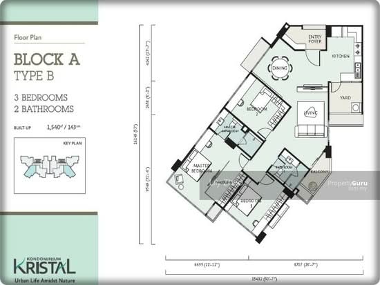 Kristal - Floor Plan - iProperty.com.my