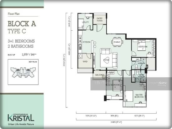 Kristal - Floor Plan - iProperty.com.my