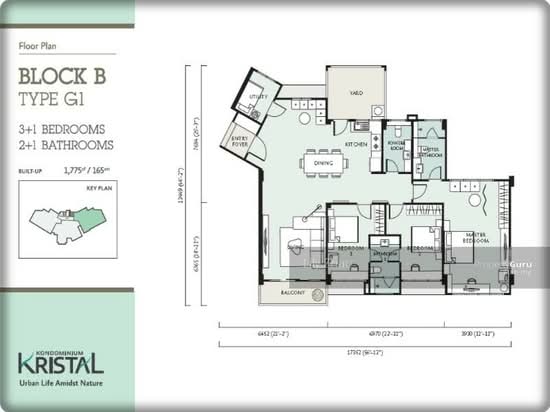 Kristal - Floor Plan - iProperty.com.my