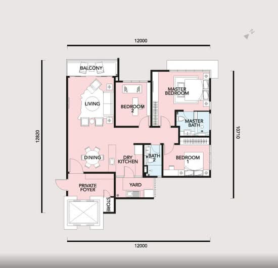 Anjali North Kiara - Floor Plan - iProperty.com.my