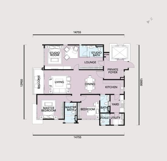 Anjali North Kiara - Floor Plan - iProperty.com.my