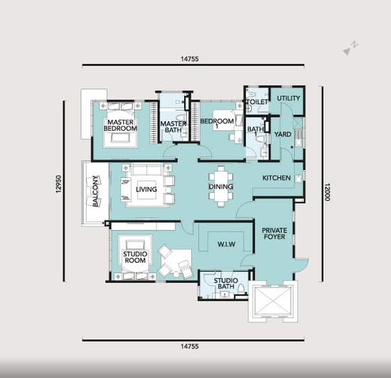 Anjali North Kiara - Floor Plan - iProperty.com.my