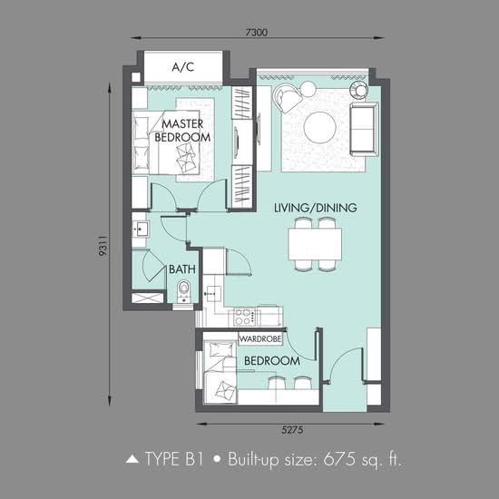 Icon Residenz @ Icon City - Floor Plan - iProperty.com.my