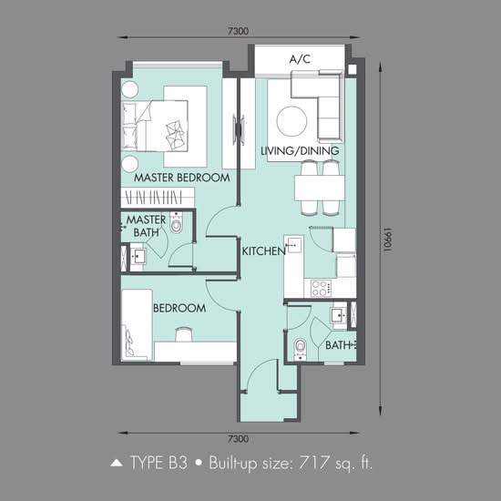 Icon Residenz @ Icon City - Floor Plan - iProperty.com.my