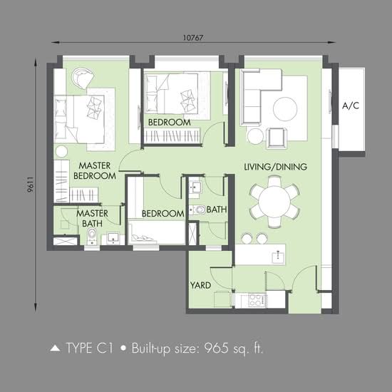 Icon Residenz @ Icon City - Floor Plan - iProperty.com.my