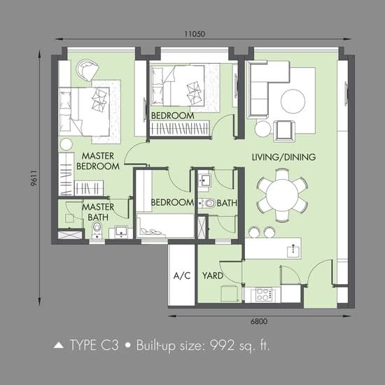 Icon Residenz @ Icon City - Floor Plan - iProperty.com.my