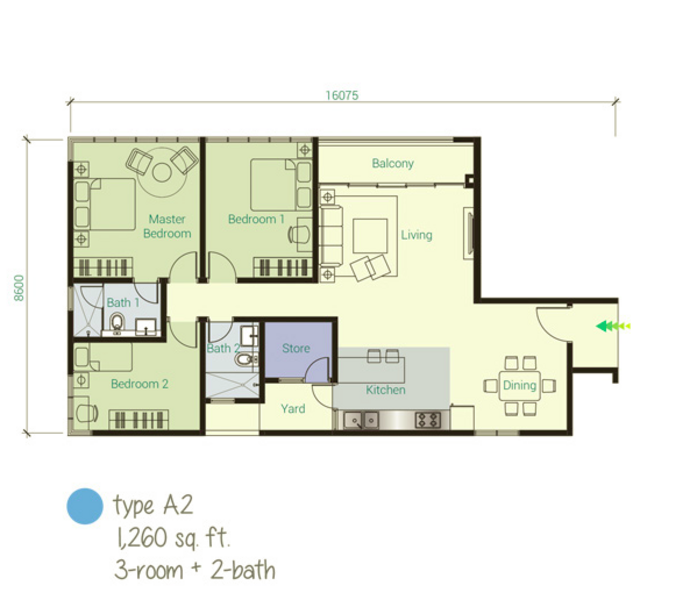 Kediaman Servis untuk Disewa di Amerin Residence - Trevor Chai - PropertyGuru.com.my
