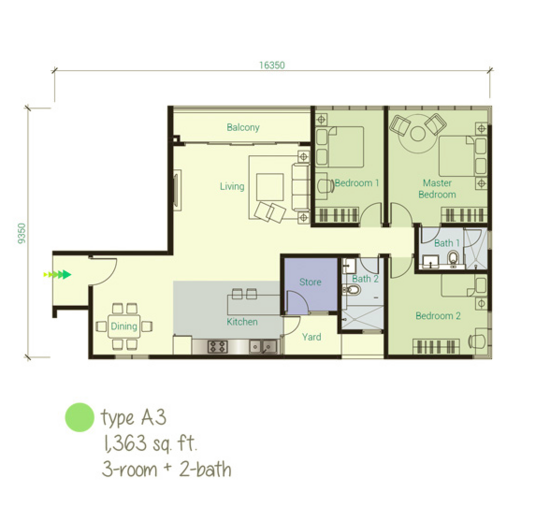 Amerin Residence - Floor Plan - iProperty.com.my
