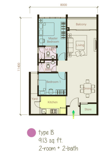 Amerin Residence - Floor Plan - iProperty.com.my