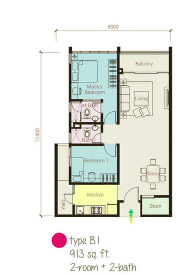 Amerin Residence - Floor Plan - iProperty.com.my