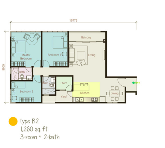 Amerin Residence - Floor Plan - iProperty.com.my