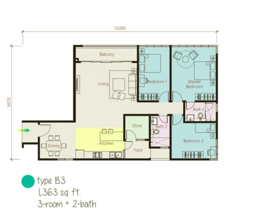 Amerin Residence - Floor Plan - iProperty.com.my